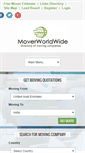 Mobile Screenshot of moverworldwide.com